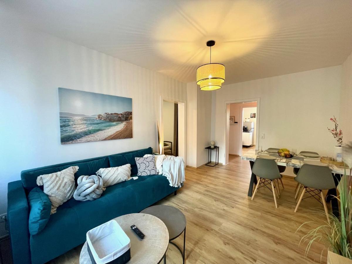 Downtown Apartment By Ninja Spaces - Kingsize-Bett, Kueche, Netflix, Terrasse Wuppertal Luaran gambar