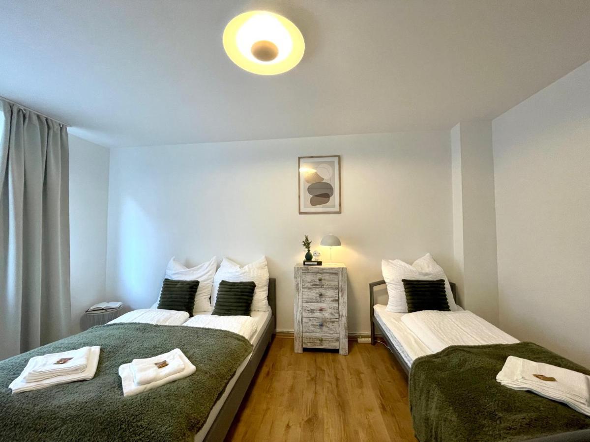 Downtown Apartment By Ninja Spaces - Kingsize-Bett, Kueche, Netflix, Terrasse Wuppertal Luaran gambar