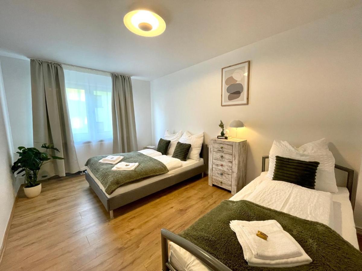 Downtown Apartment By Ninja Spaces - Kingsize-Bett, Kueche, Netflix, Terrasse Wuppertal Luaran gambar